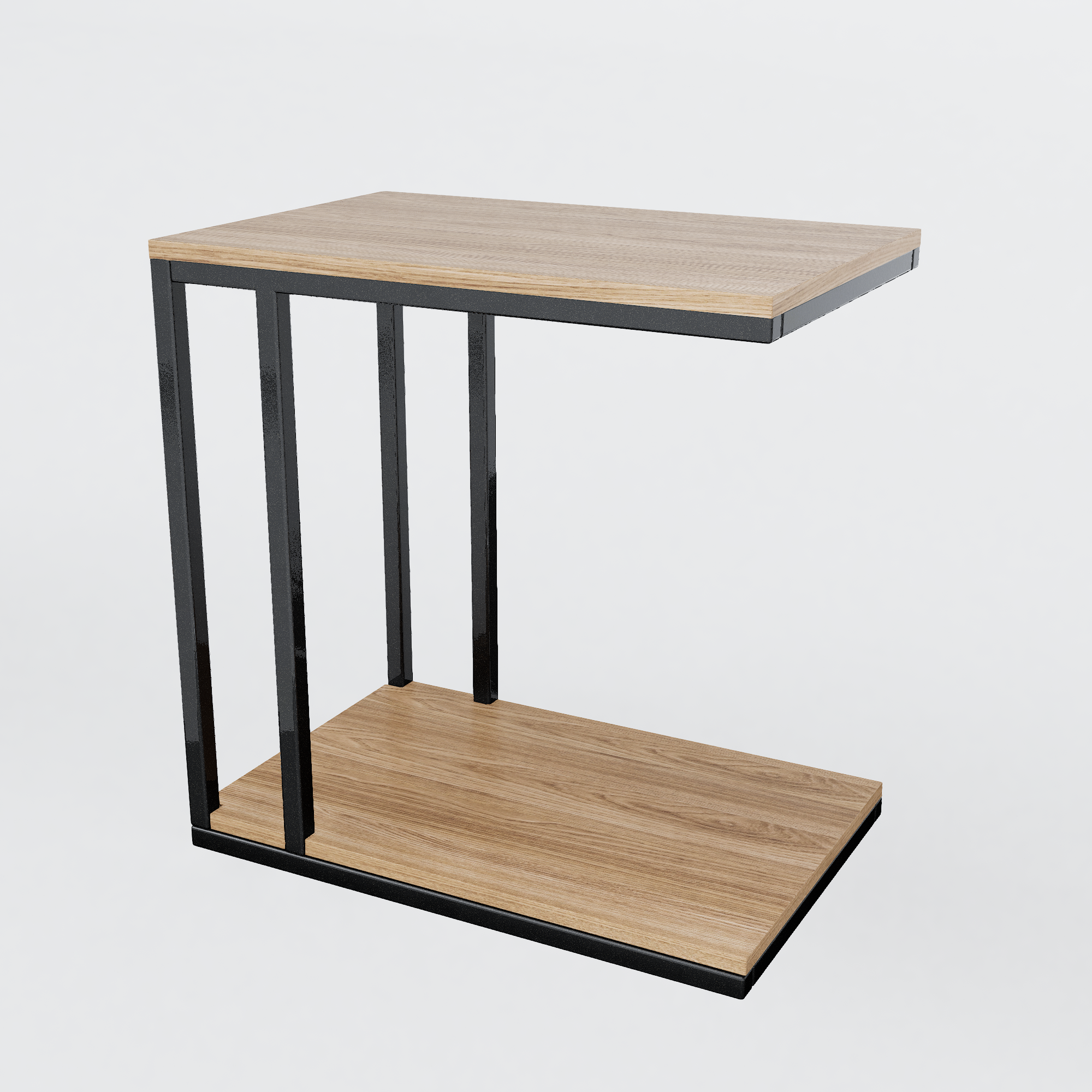 Mesa Lateral C suporte Industrial - Modelo Vintage
